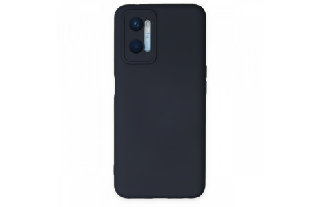 Newface Oppo A96 Kılıf Nano içi Kadife Silikon - Lacivert