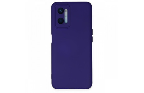 Newface Oppo A96 Kılıf Nano içi Kadife Silikon - Mor