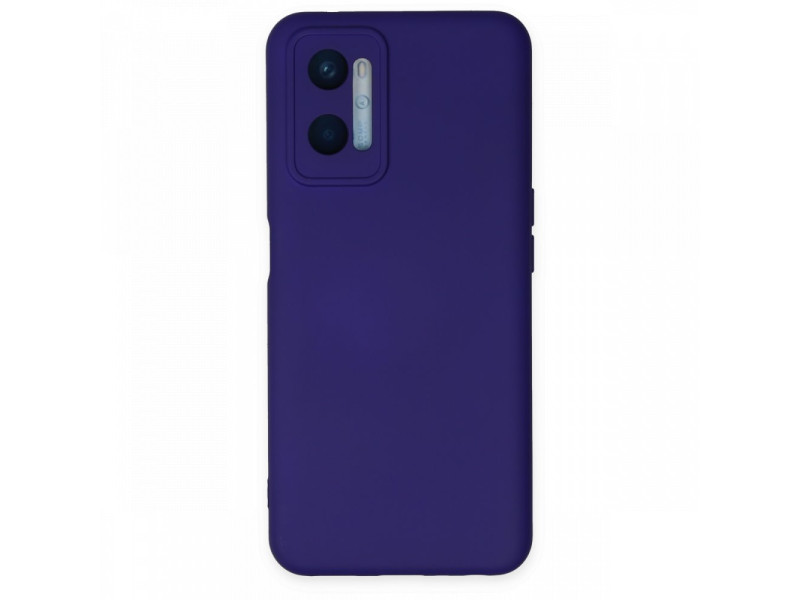 Newface Oppo A96 Kılıf Nano içi Kadife Silikon - Mor