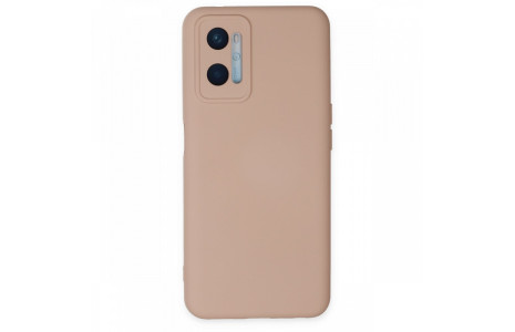 Newface Oppo A96 Kılıf Nano içi Kadife Silikon - Pudra