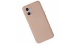 Newface Oppo A96 Kılıf Nano içi Kadife Silikon - Pudra
