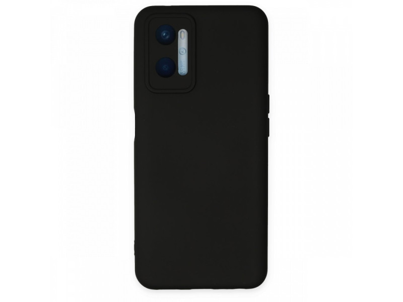Newface Oppo A96 Kılıf Nano içi Kadife Silikon - Siyah