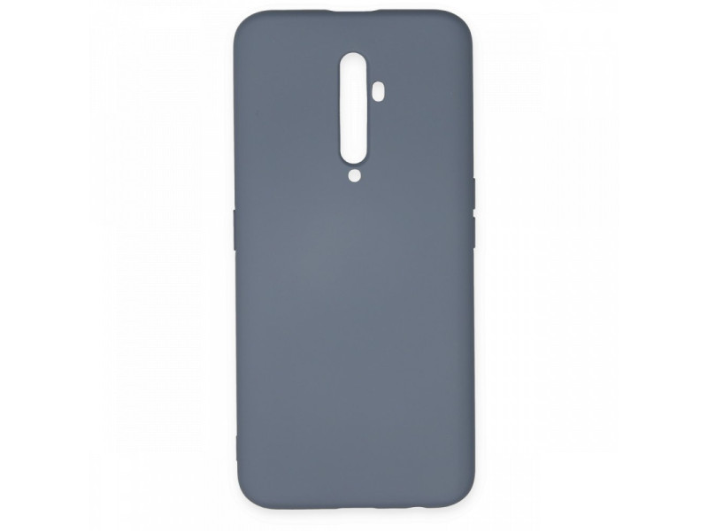 Newface Oppo Reno 2Z Kılıf Nano içi Kadife Silikon - Gri