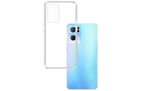 Newface Oppo Reno 7 Lite Kılıf Lüx Şeffaf Silikon