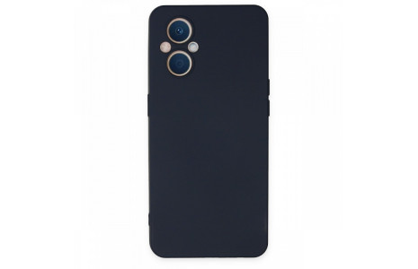 Newface Oppo Reno 7 Lite Kılıf Nano içi Kadife Silikon - Lacivert