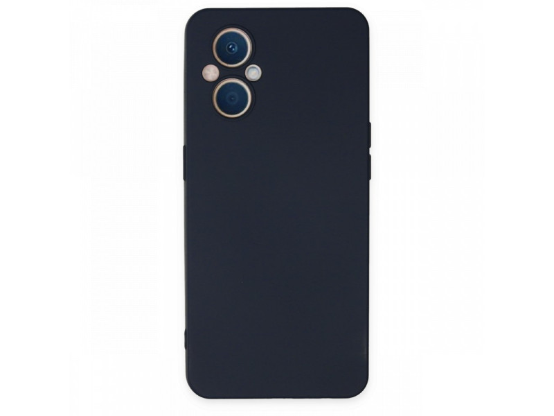 Newface Oppo Reno 7 Lite Kılıf Nano içi Kadife Silikon - Lacivert
