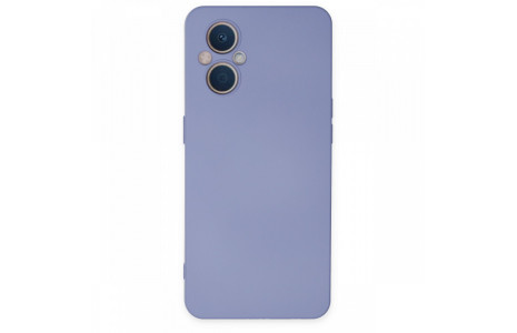 Newface Oppo Reno 7 Lite Kılıf Nano içi Kadife Silikon - Lila