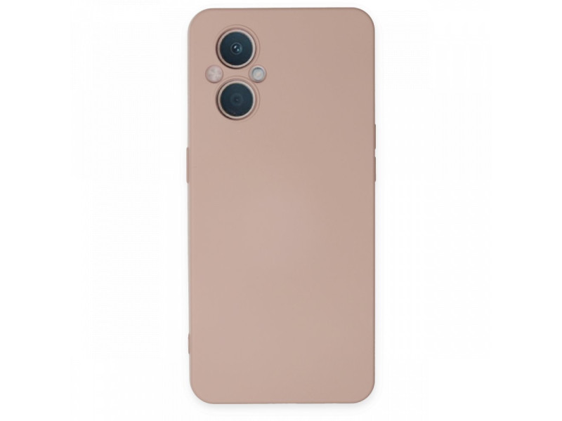 Newface Oppo Reno 7 Lite Kılıf Nano içi Kadife Silikon - Pudra
