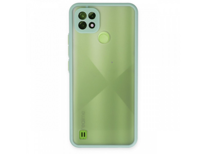 Newface Realme C21 Kılıf Montreal Silikon Kapak - Turkuaz