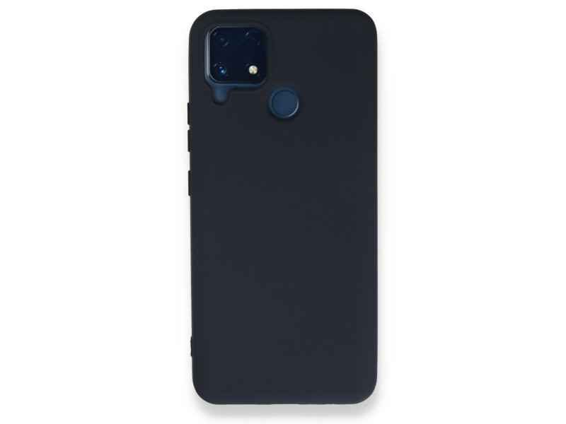 Newface Realme C25s Kılıf Nano içi Kadife Silikon - Lacivert