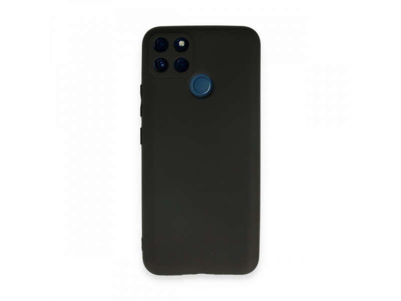 Newface Realme C25Y Kılıf First Silikon - Siyah