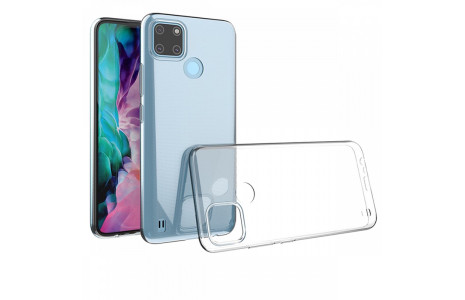 Newface Realme C25Y Kılıf Lüx Şeffaf Silikon