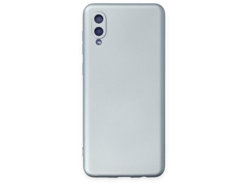 Newface Samsung Galaxy A02 Kılıf Nano içi Kadife Silikon - Sky Blue