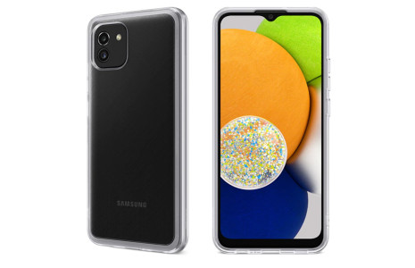 Newface Samsung Galaxy A03 Kılıf Lüx Şeffaf Silikon