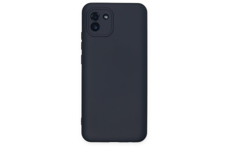 Newface Samsung Galaxy A03 Kılıf Nano içi Kadife Silikon - Lacivert