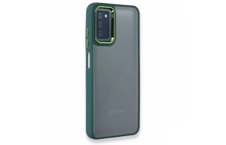 Newface Samsung Galaxy A03S Kılıf Dora Kapak - Haki Yeşil