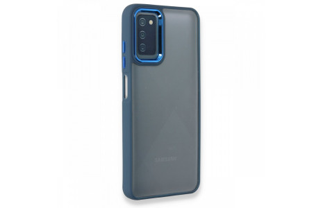 Newface Samsung Galaxy A03S Kılıf Dora Kapak - Mavi