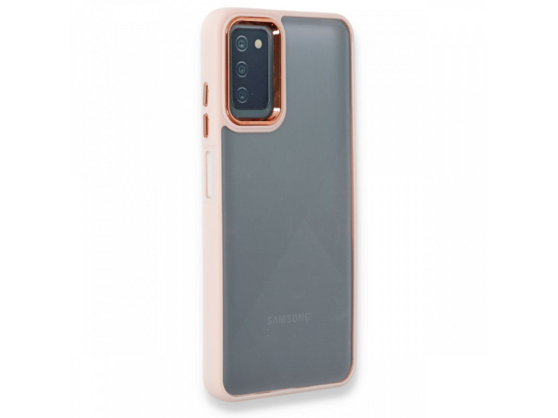 Newface Samsung Galaxy A03S Kılıf Dora Kapak - Pudra