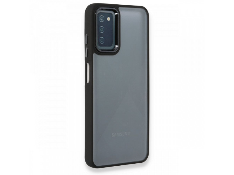Newface Samsung Galaxy A03S Kılıf Dora Kapak - Siyah