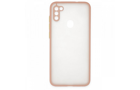 Newface Samsung Galaxy A11 Kılıf Montreal Silikon Kapak - Pembe