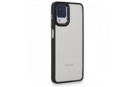 Newface Samsung Galaxy A12 Kılıf Dora Kapak - Siyah
