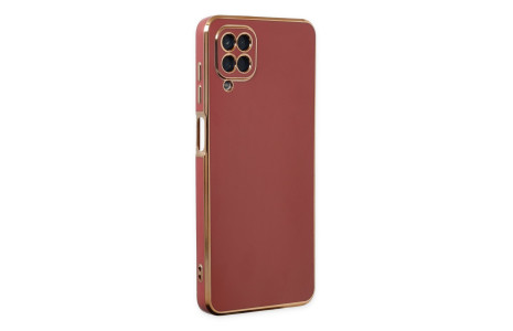 Newface Samsung Galaxy A12 Kılıf Volet Silikon - Kırmızı