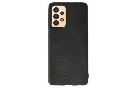 Newface Samsung Galaxy A13 4G Kılıf Carbonix Silikon - Siyah