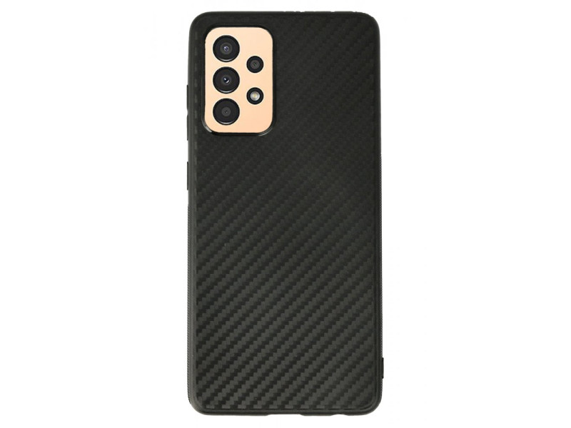 Newface Samsung Galaxy A13 4G Kılıf Carbonix Silikon - Siyah
