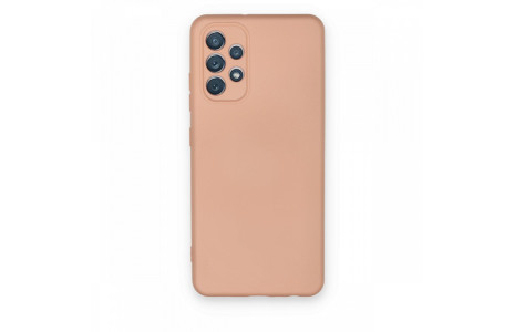 Newface Samsung Galaxy A13 4G Kılıf Nano içi Kadife Silikon - Pudra