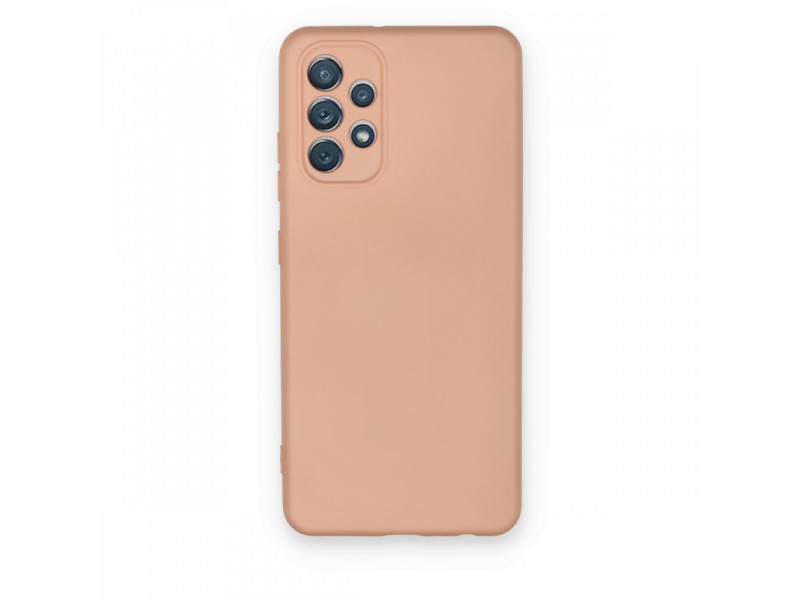 Newface Samsung Galaxy A13 4G Kılıf Nano içi Kadife Silikon - Pudra