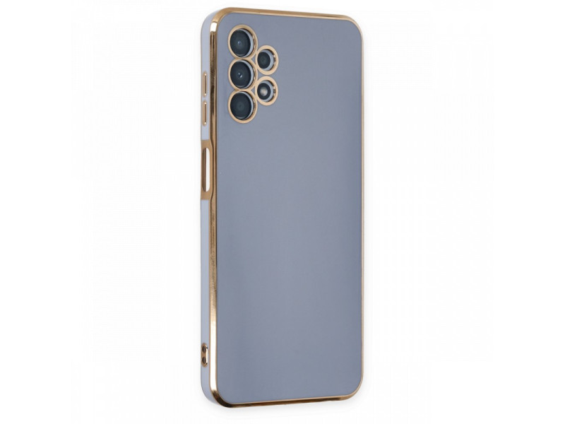 Newface Samsung Galaxy A13 4G Kılıf Volet Silikon - Mavi