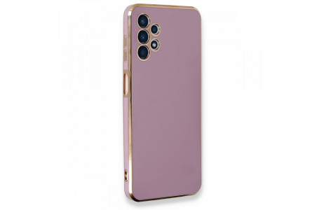 Newface Samsung Galaxy A13 4G Kılıf Volet Silikon - Mor