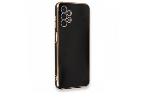 Newface Samsung Galaxy A13 4G Kılıf Volet Silikon - Siyah