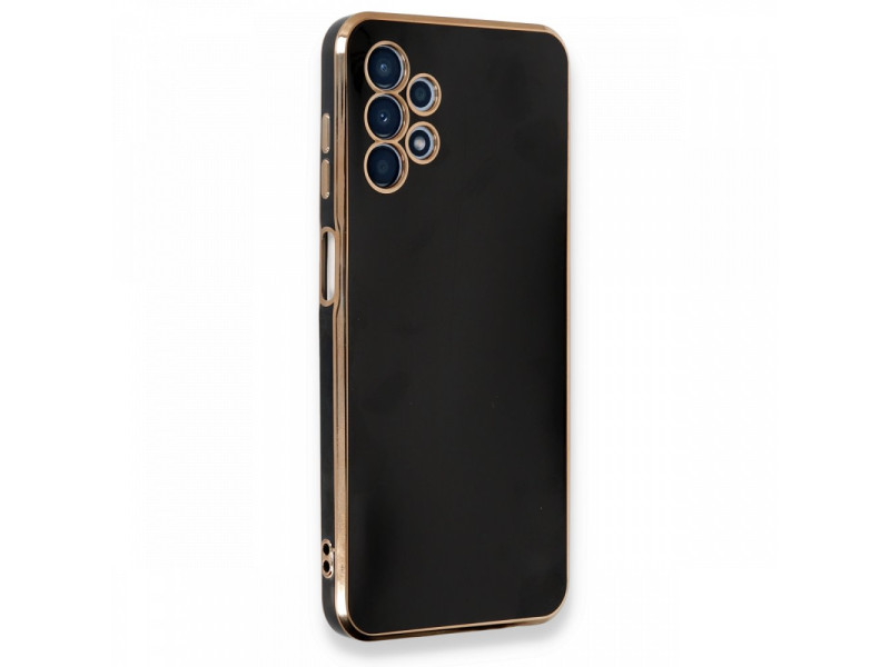 Newface Samsung Galaxy A13 4G Kılıf Volet Silikon - Siyah