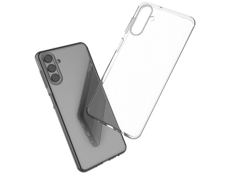 Newface Samsung Galaxy A13 5G Kılıf Lüx Şeffaf Silikon