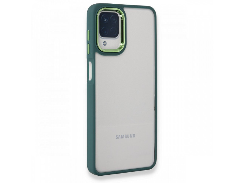 Newface Samsung Galaxy A22 Kılıf Dora Kapak - Haki Yeşil