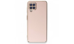 Newface Samsung Galaxy A22 Kılıf Volet Silikon - Pembe