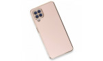 Newface Samsung Galaxy A22 Kılıf Volet Silikon - Pembe