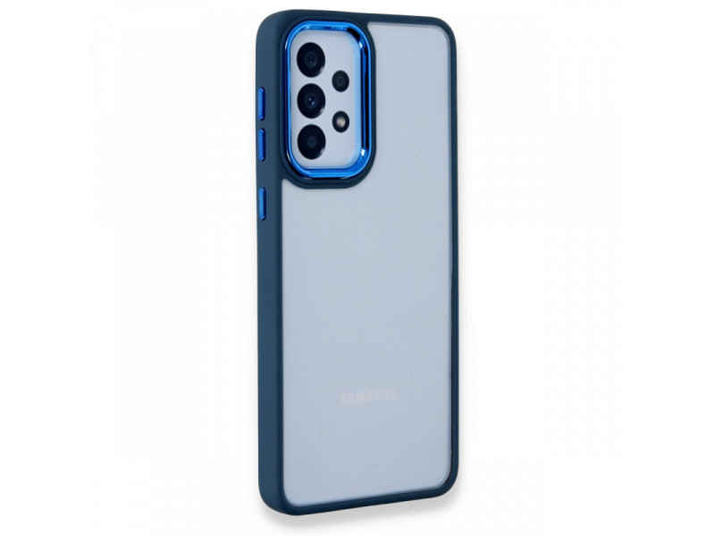 Newface Samsung Galaxy A23 4G Kılıf Dora Kapak - Mavi