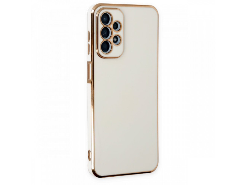 Newface Samsung Galaxy A23 4G Kılıf Volet Silikon - Beyaz