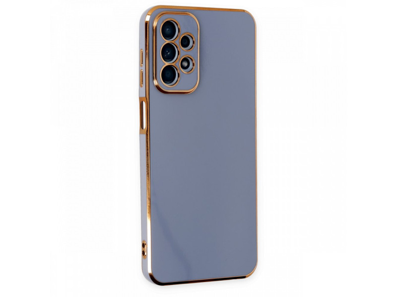 Newface Samsung Galaxy A23 4G Kılıf Volet Silikon - Mavi