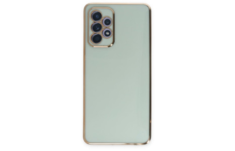 Newface Samsung Galaxy A32 Kılıf Volet Silikon - Açık Yeşil
