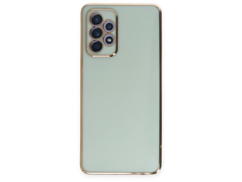 Newface Samsung Galaxy A32 Kılıf Volet Silikon - Açık Yeşil