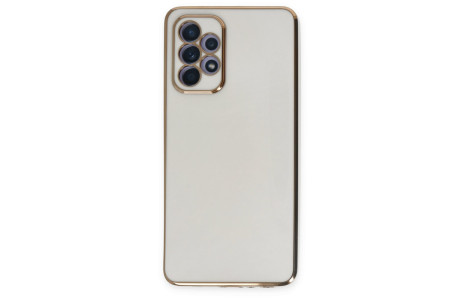 Newface Samsung Galaxy A32 Kılıf Volet Silikon - Beyaz