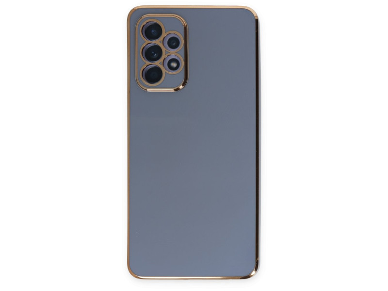 Newface Samsung Galaxy A32 Kılıf Volet Silikon - Mavi