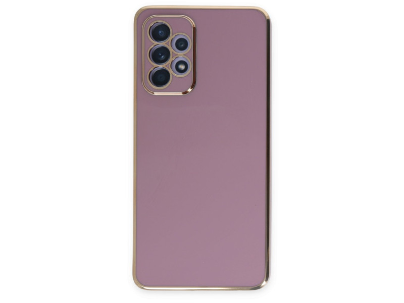 Newface Samsung Galaxy A32 Kılıf Volet Silikon - Mor
