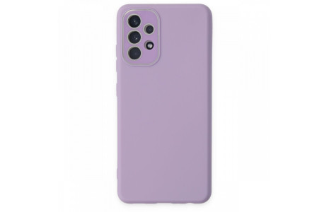 Newface Samsung Galaxy A33 5G Kılıf Lansman Glass Kapak - Lila