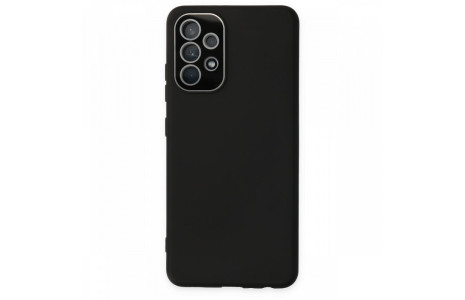 Newface Samsung Galaxy A33 5G Kılıf Lansman Glass Kapak - Siyah