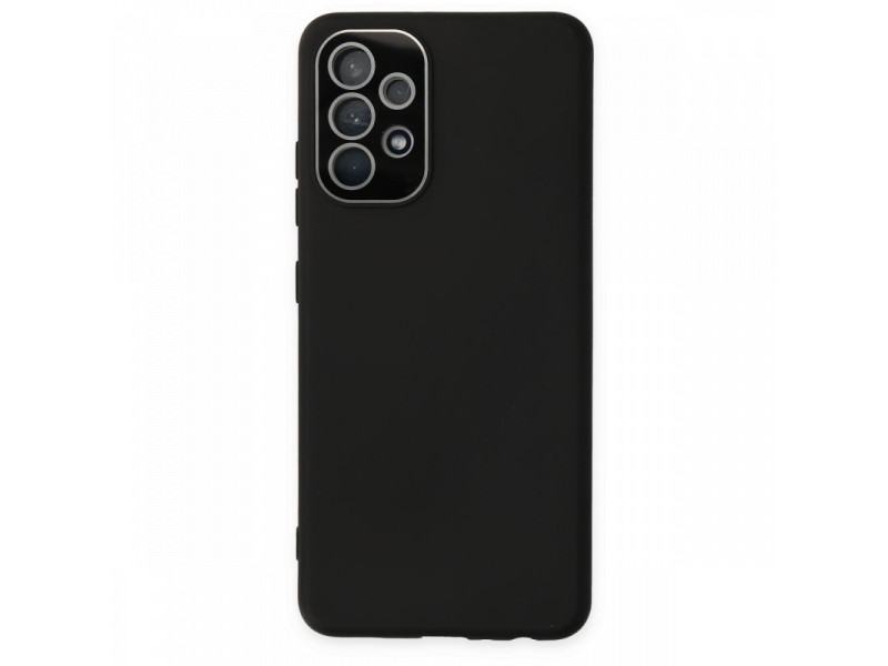 Newface Samsung Galaxy A33 5G Kılıf Lansman Glass Kapak - Siyah