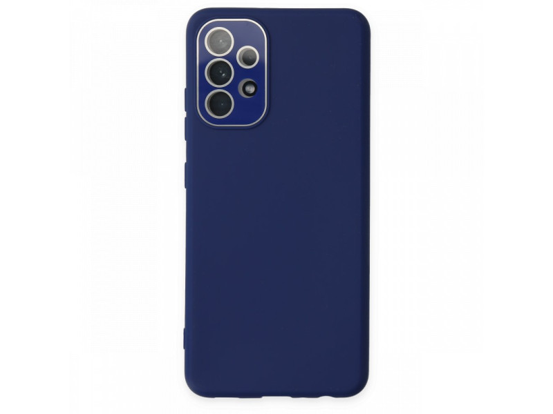 Newface Samsung Galaxy A33 5G Kılıf Lansman Glass Kapak - Sky Blue